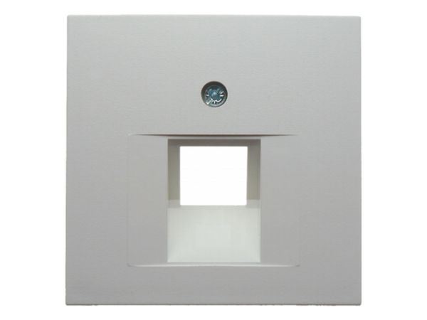 Zentralstück für UAE Steckdose S.1/B.3/B .7 polarweiß, matt