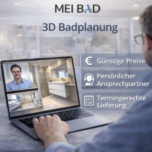 3D-Badplanung + Angebot (mit Interieur Designer)